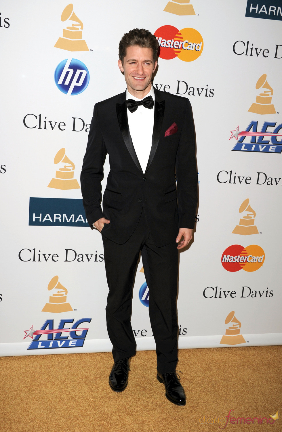 Matthew Morrison en la fiesta previa a los Grammy 2011
