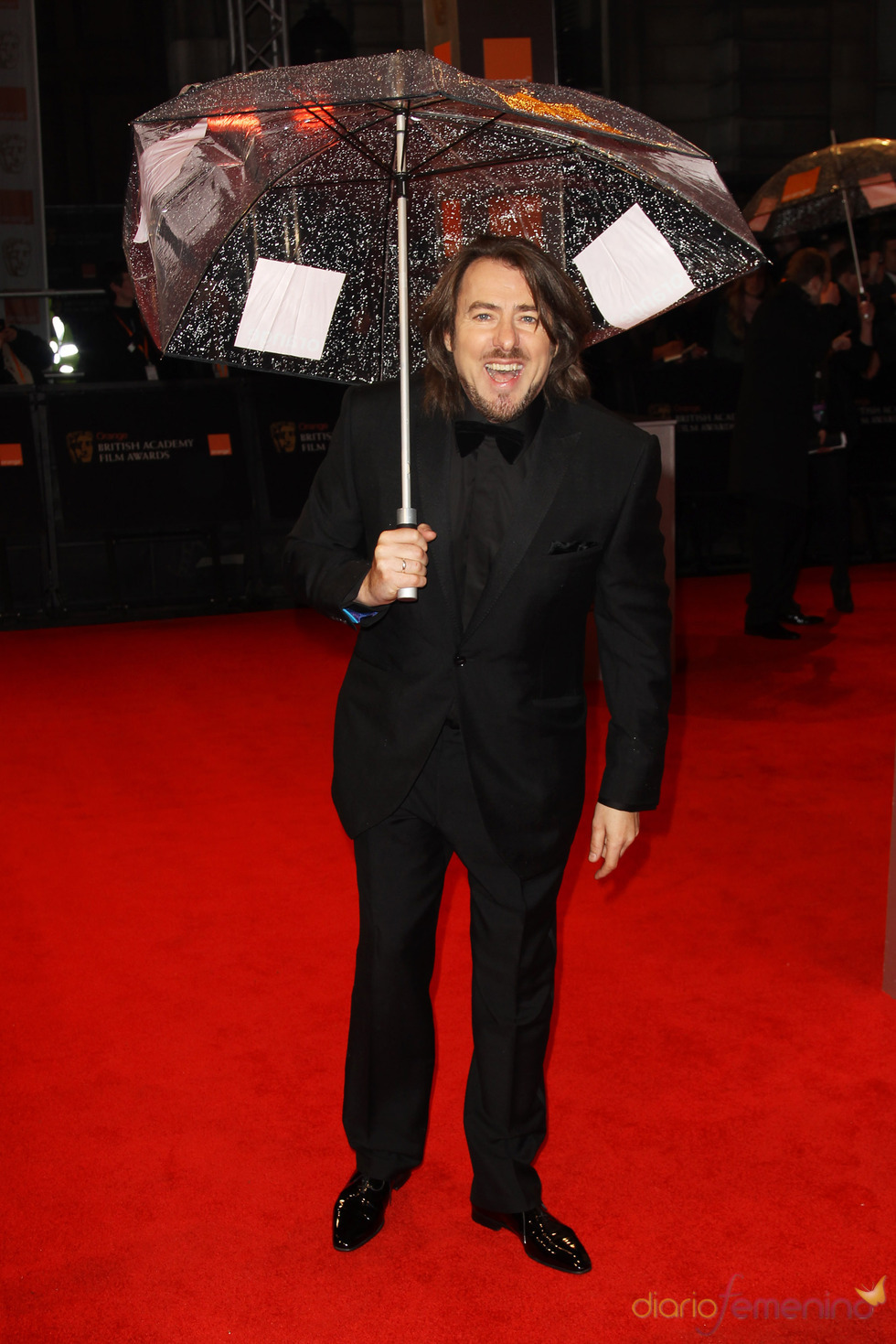 Jonathan Ross en la alfombra roja de los Bafta 2011