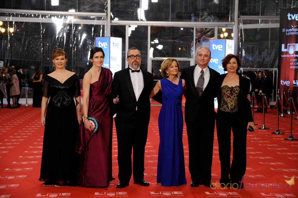 Álex de la Iglesia junto a Ángeles Gónzalez-Sinde y otros ministros