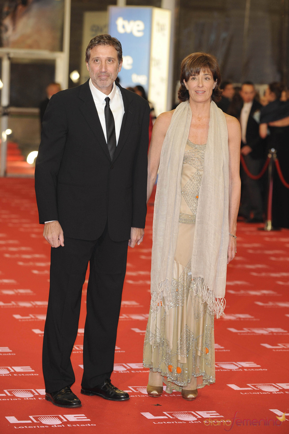 Emilio Aragón y su mujer, Aruca, en los Goya 2011