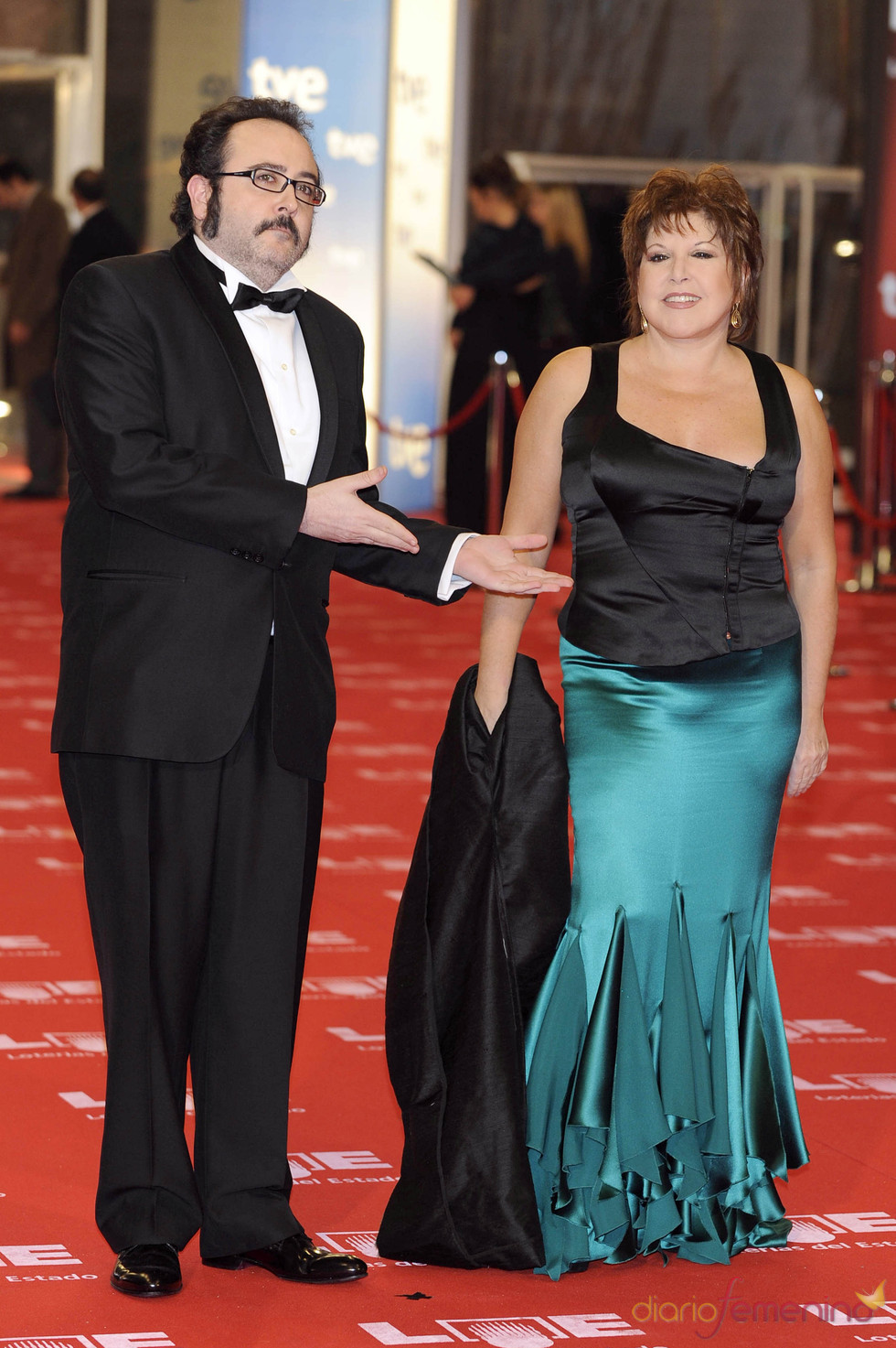 Carlos Areces y Loles León en los Goya 2011