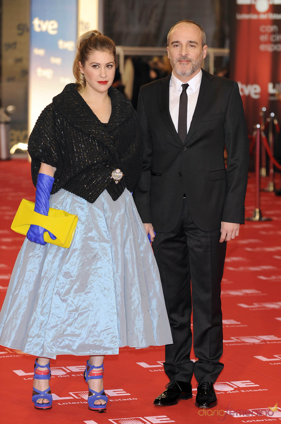 Fernando Guillén Cuervo en la alfombra roja de los Goya 2011