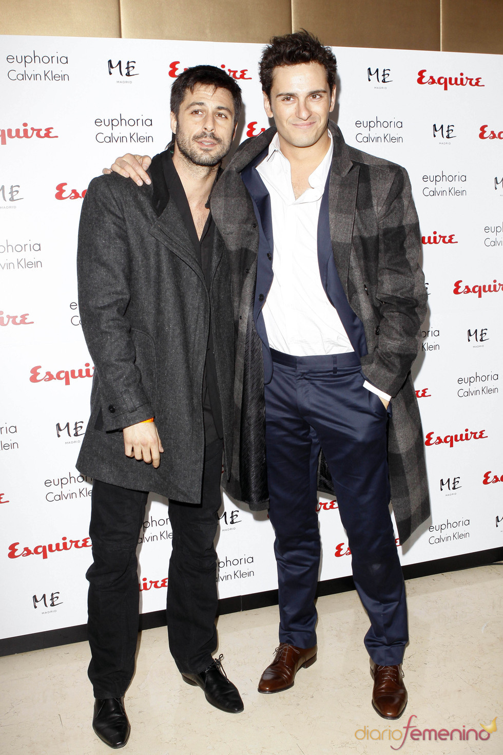 Hugo Silva y Asier Etxeandía en la fiesta Post-Goya 2011
