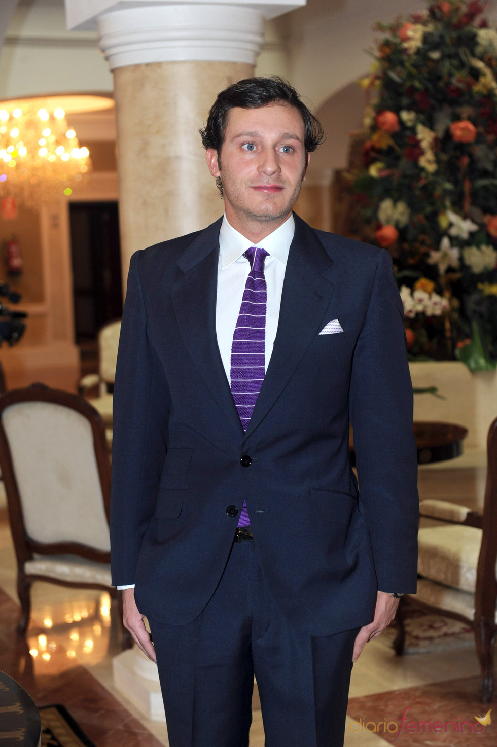 Juan Peña en la boda de Toñi Salazar y Roberto Liaño