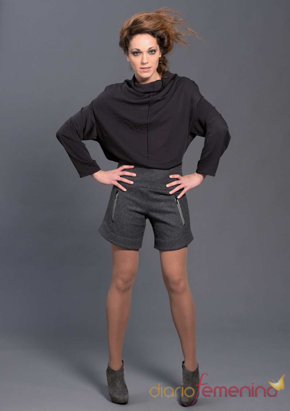 Camiseta círculo con tubo en las mangas y bermudas de Sara Coleman