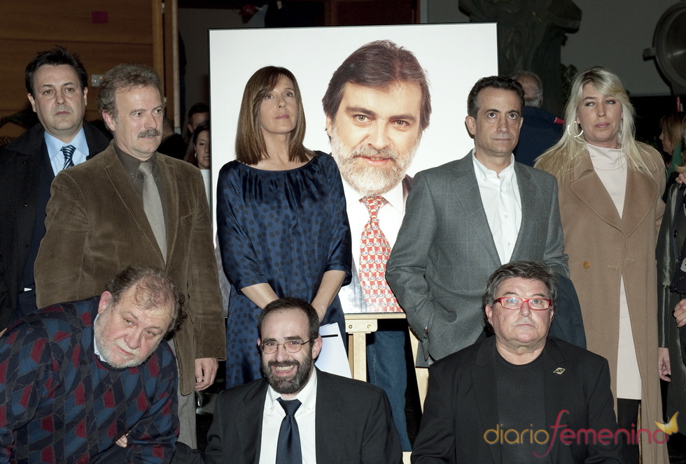 Ana Blanco, Manuel Campo Vidal y J.J. Santos, entre otros en el homenaje a Luis Mariñas