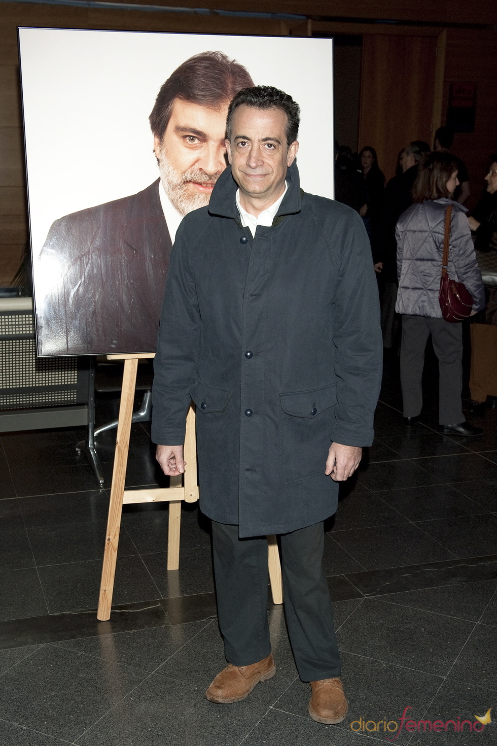 J. J. Santos en el homenaje a Luis Mariñas