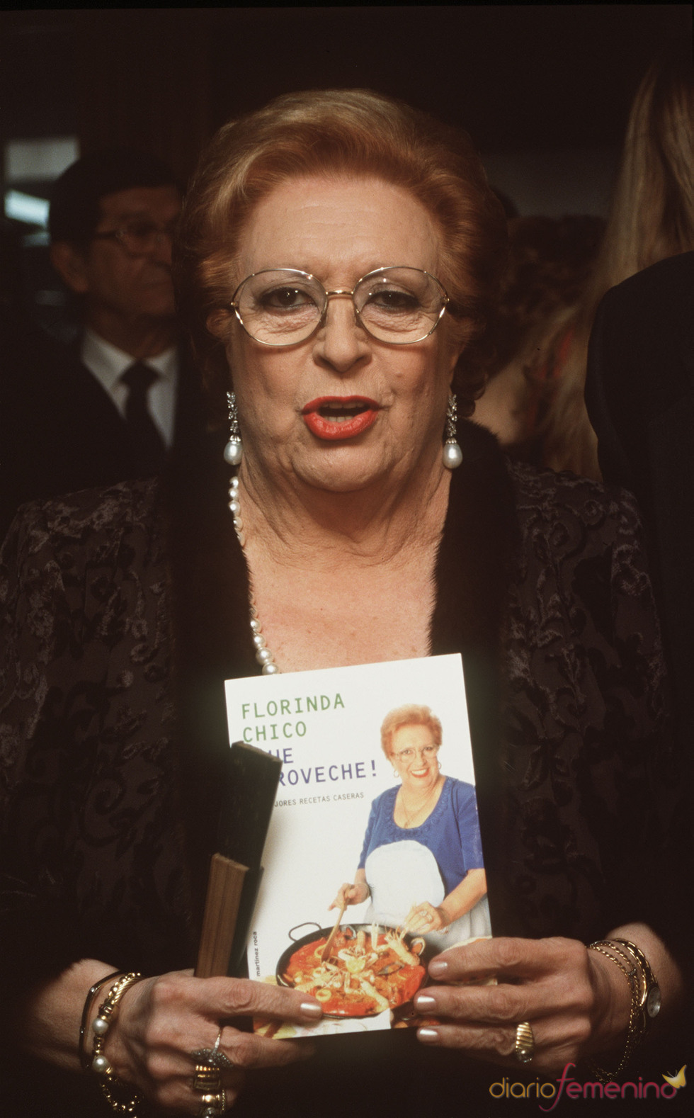 Florinda Chico presentando su libro