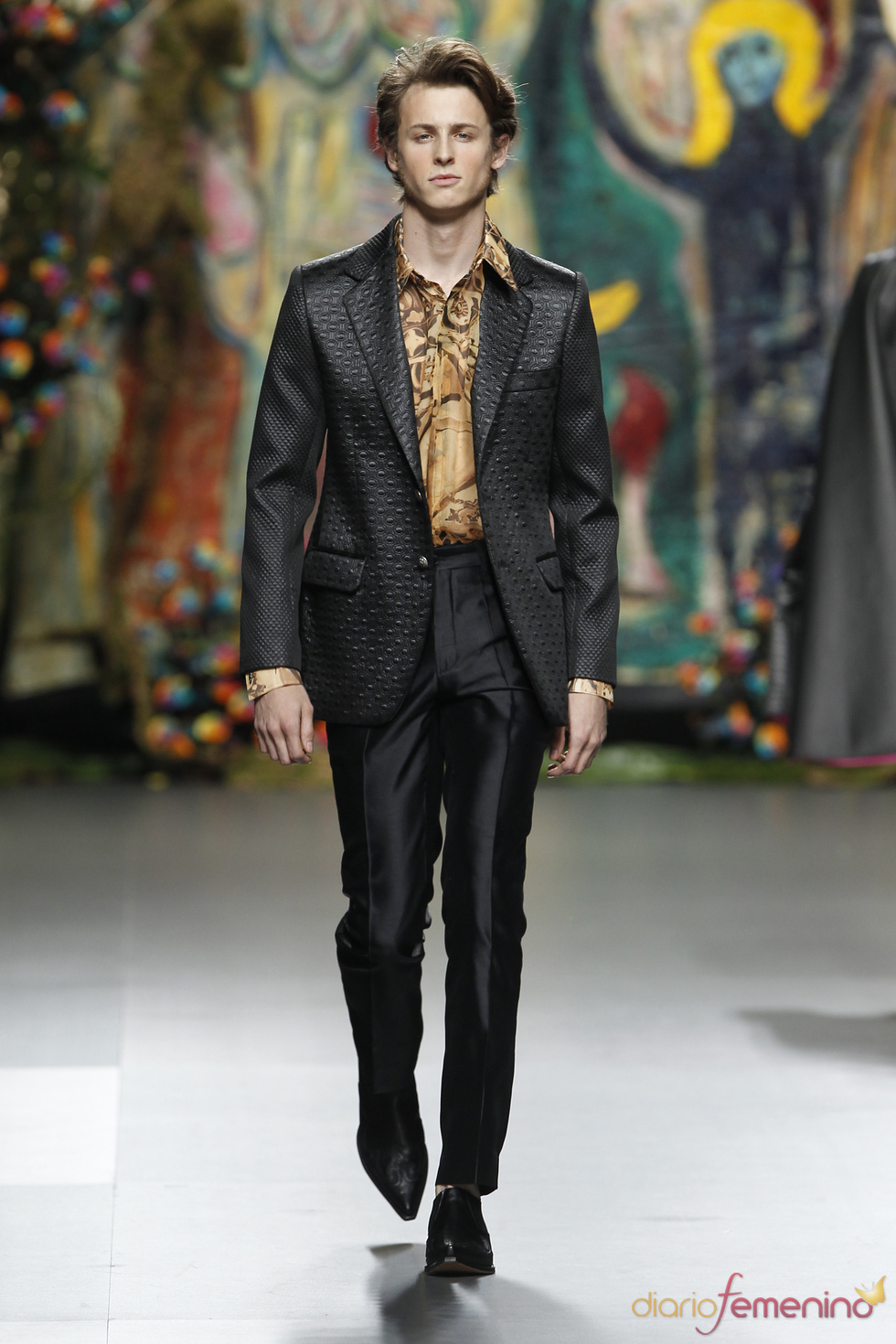 Nicolás Coronado desfila para Francis Montesinos en Cibeles 2011