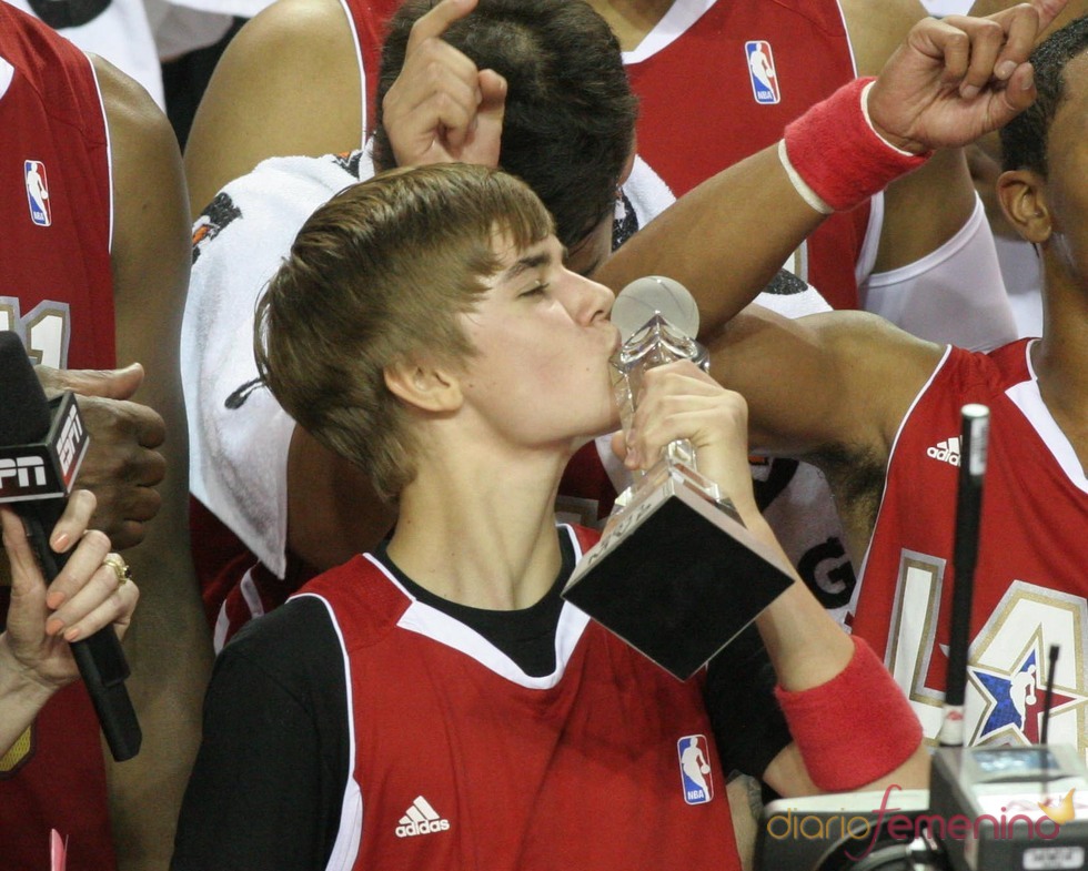 Justin Bieber nombrado el 'Mejor Jugador' del partido de la NBA