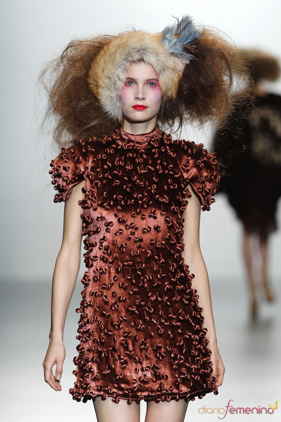 Mini vestido de Elisa Palomino O/I 2011-12. Cibeles Madrid Fashion Week