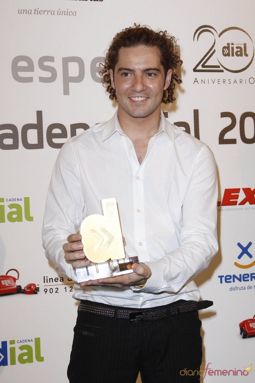 David Bisbal en los Premios Cadena Dial 2011