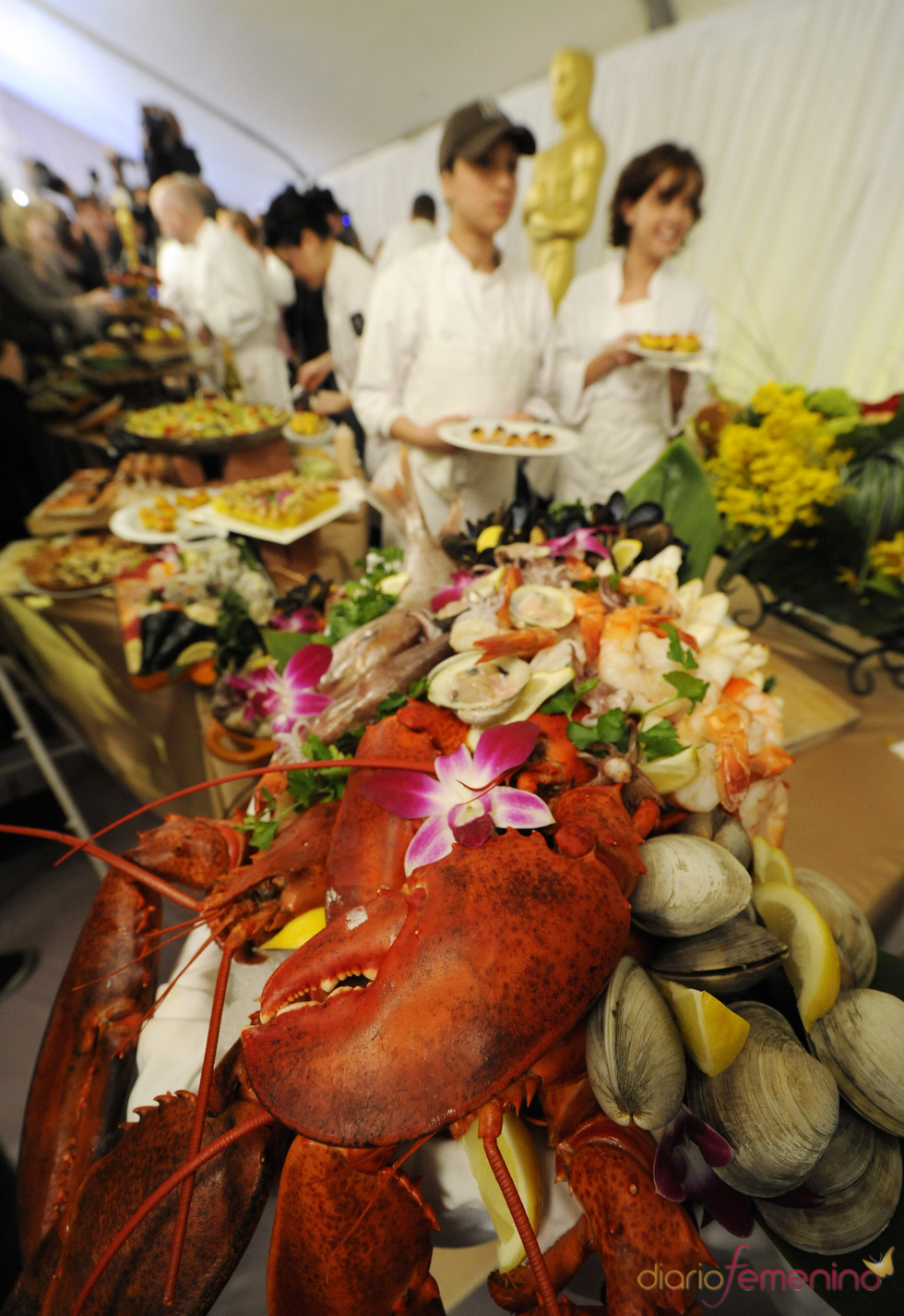 Langostas para la cena de los Oscars 2011