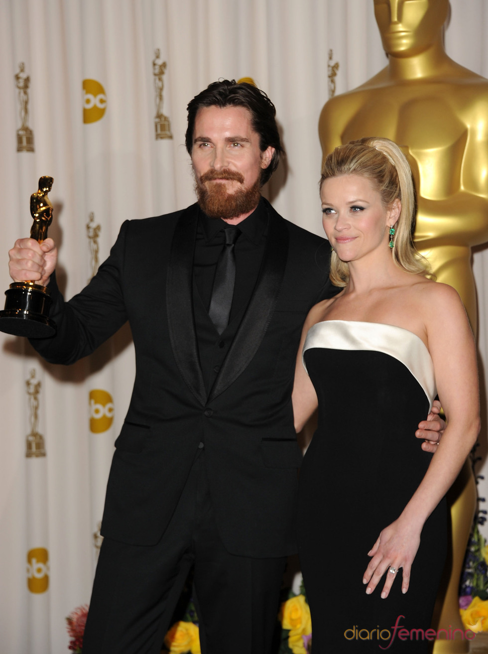 Christian Bale y Reese Witherspoon en los Oscars 2011