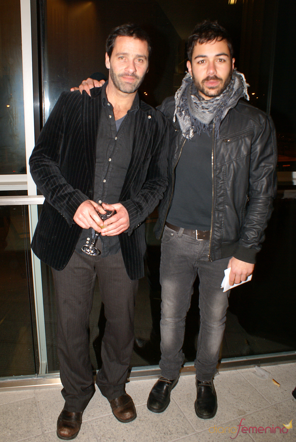 David Seijo y Juan Pablo Shuk en el cóctel de los Premios TP de Oro 2010