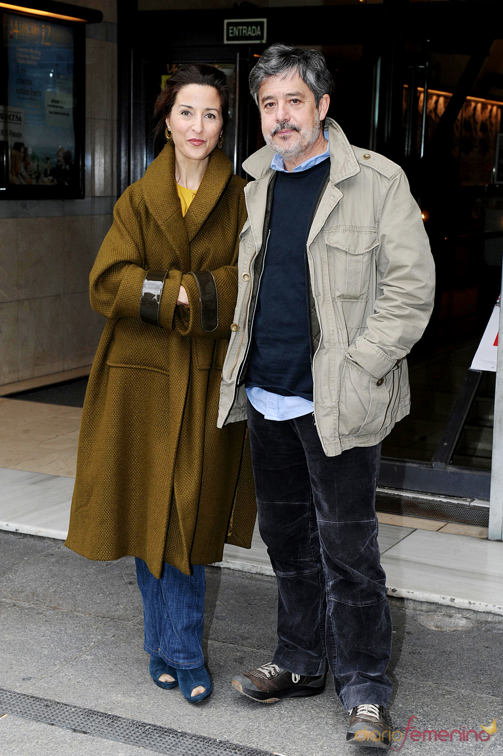 Carlos Iglesias y Esther Regina en la presentación de 'Ispansi', en Madrid