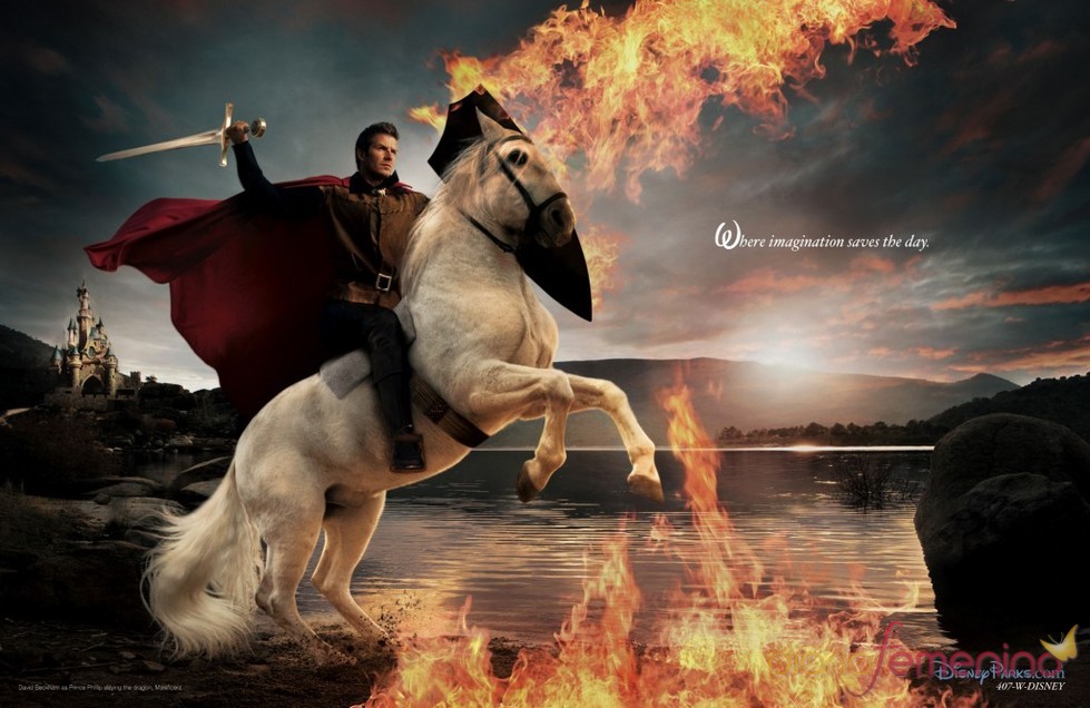 David Beckham es el príncipe de 'La bella durmiente'