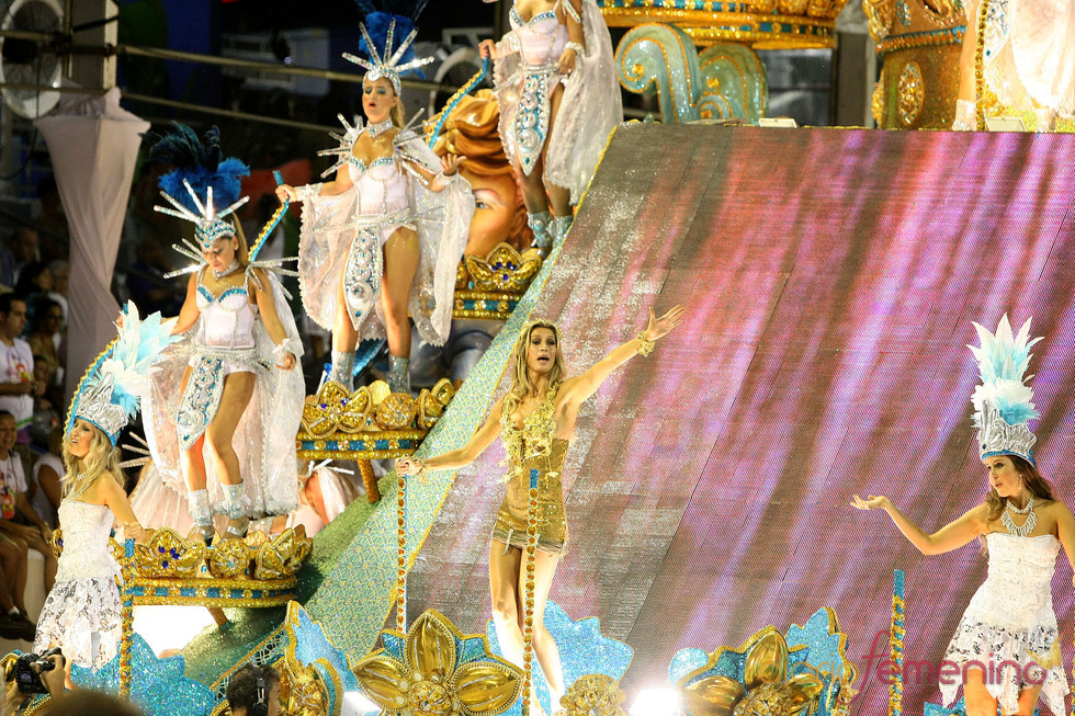 Giselle Bundchen en los Carnavales de Río de Janeiro