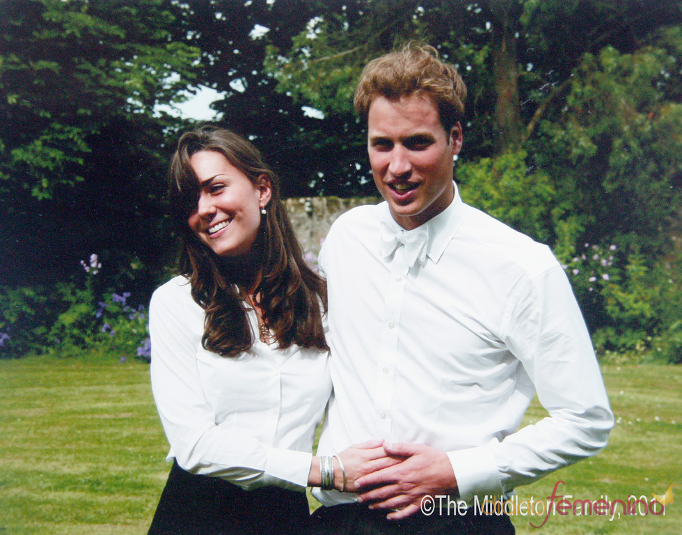 Kate Middleton y el Príncipe Guillermo de Inglaterra en 2007