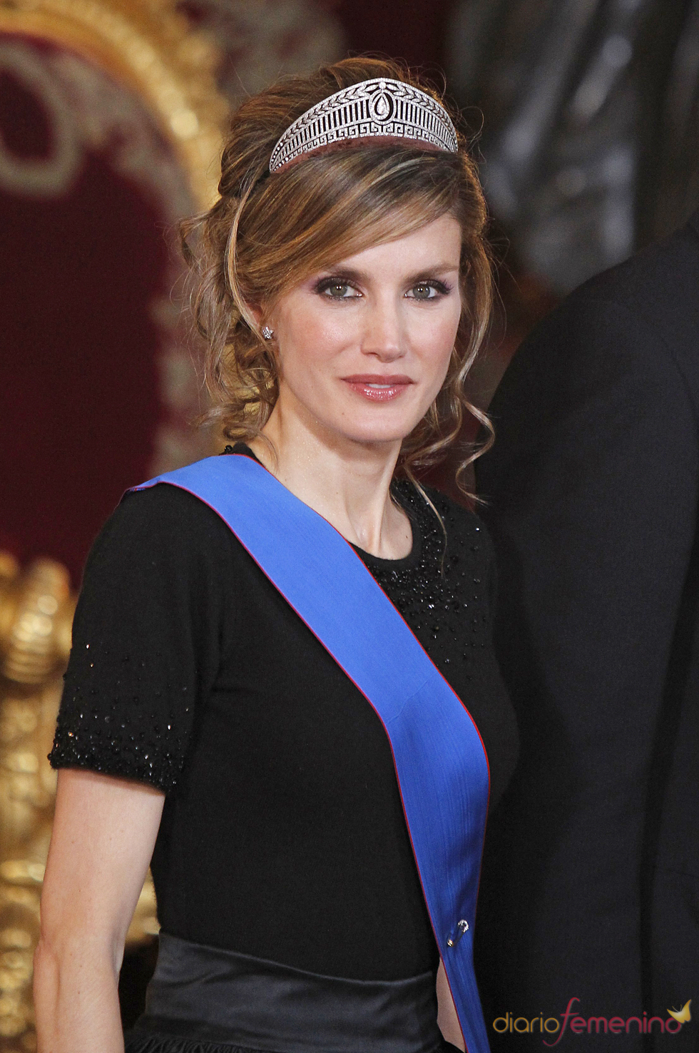 La Princesa Letizia, muy guapa con el pelo semirecogido