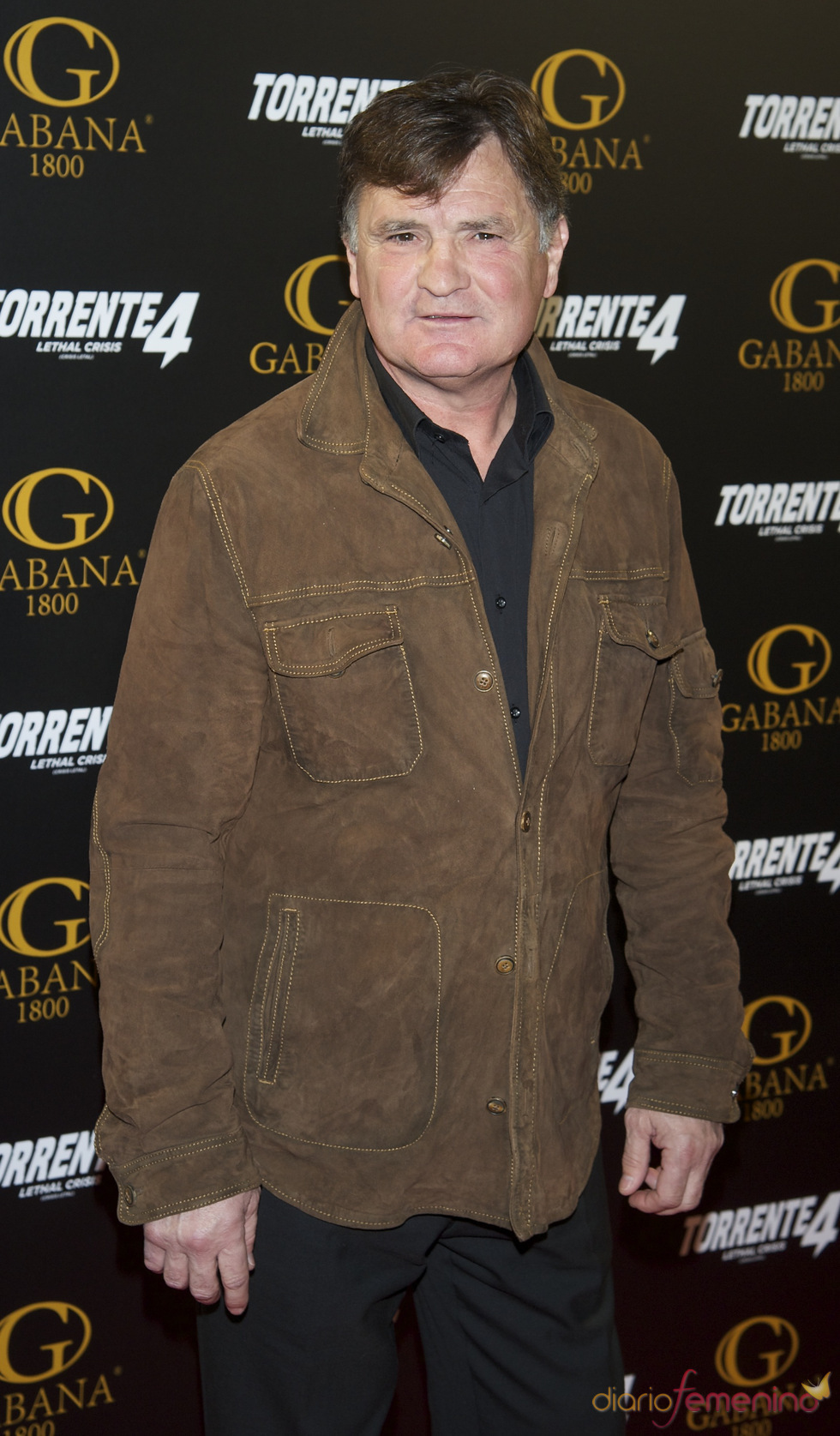 José Antonio Camacho en el estreno de 'Torrente 4: lethal crisis'