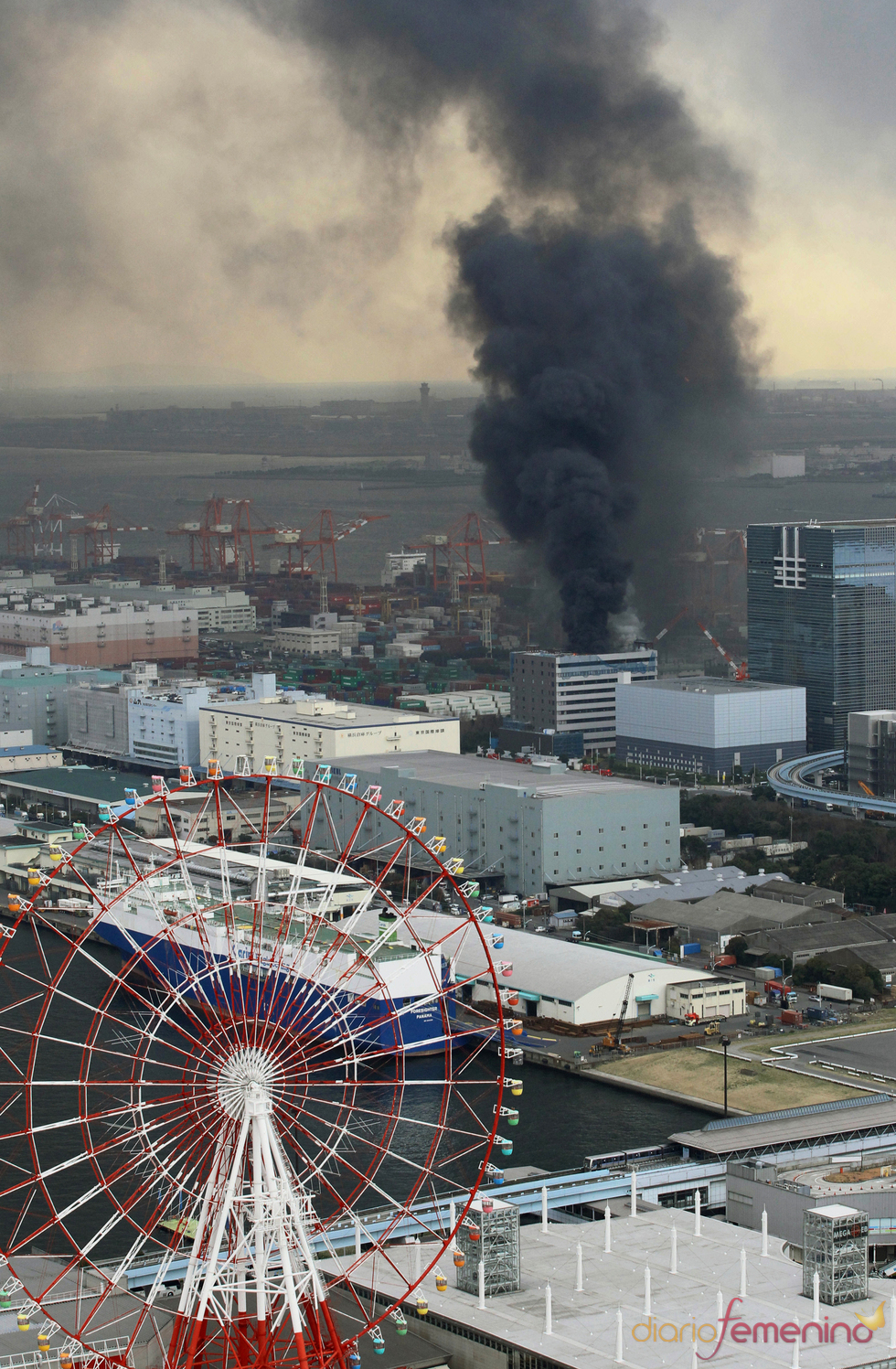 Incencios en Tokio tras el terremoto que ha afectado a gran parte de Japón
