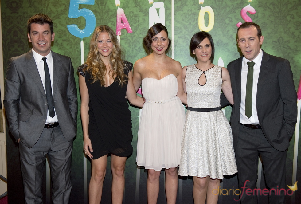 Muchas caras conocidas en la fiesta del 5º aniversario de 'La Sexta'