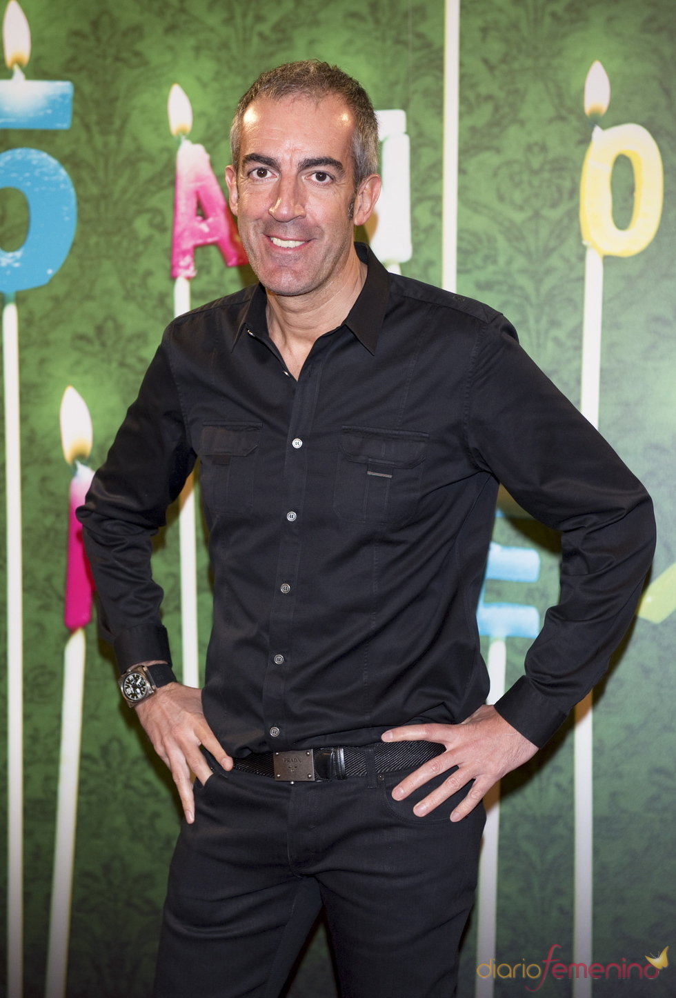 Patxi Alonso en la fiesta del 5º aniversario de 'La Sexta'