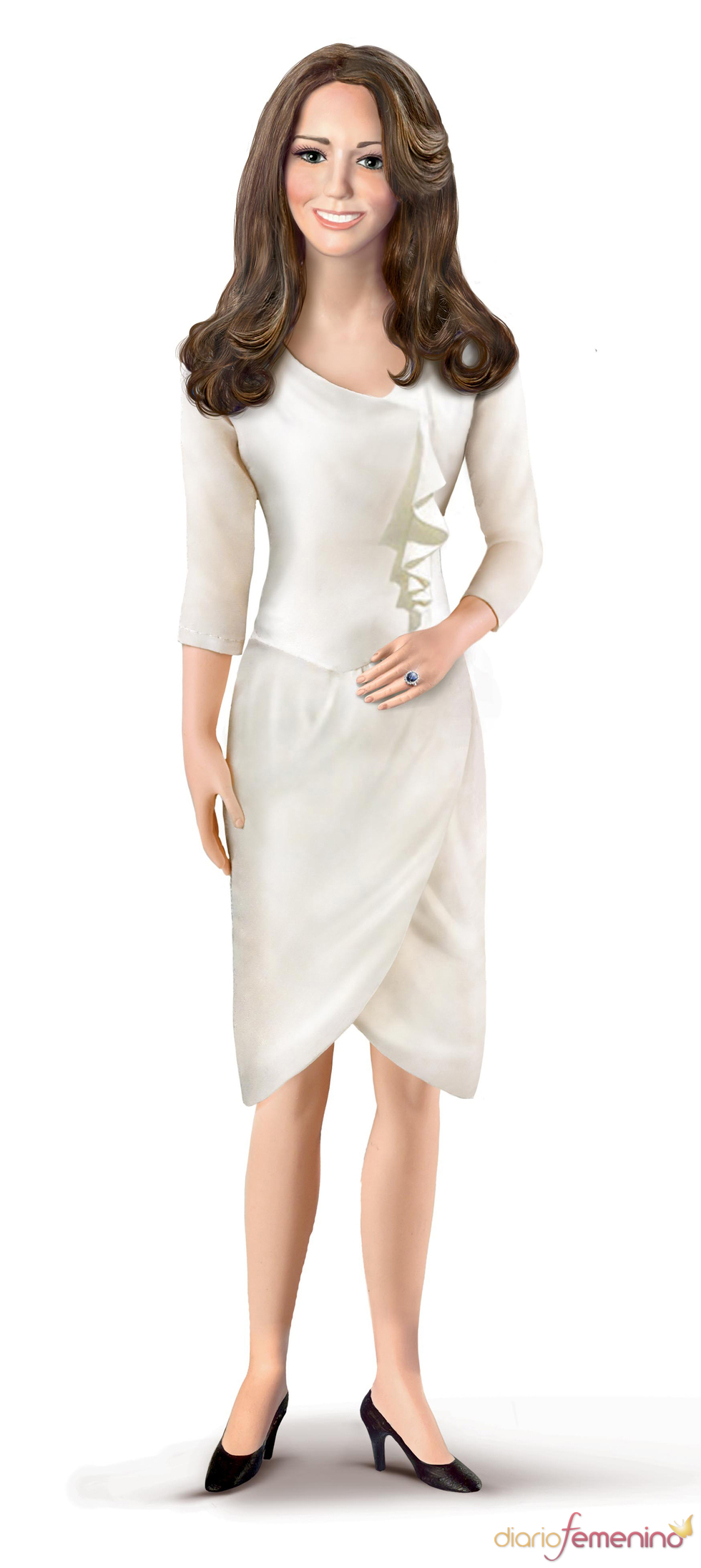 Figura de porcelana de Kate Middleton