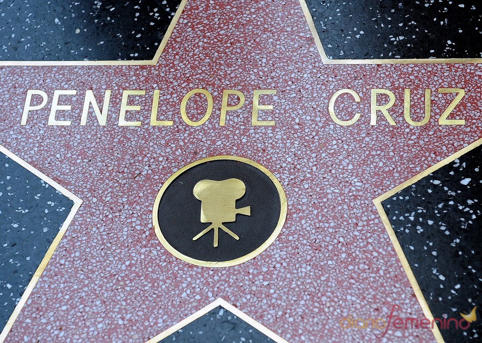 La estrella de Penélope Cruz en el Paseo de la Fama
