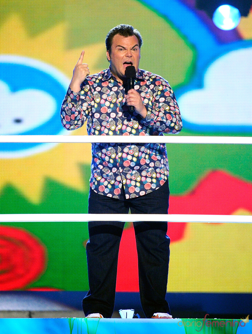 Jack Black en la gala de los Kids' Choice Awards