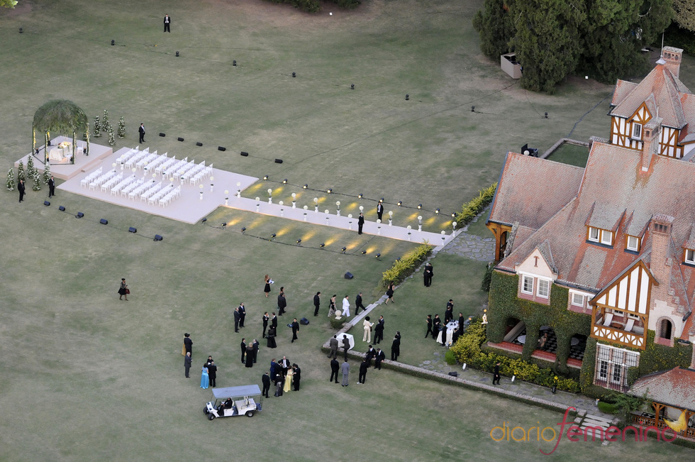 Villa María preparada para la boda de Michael Bublé y Luisana Lopilato