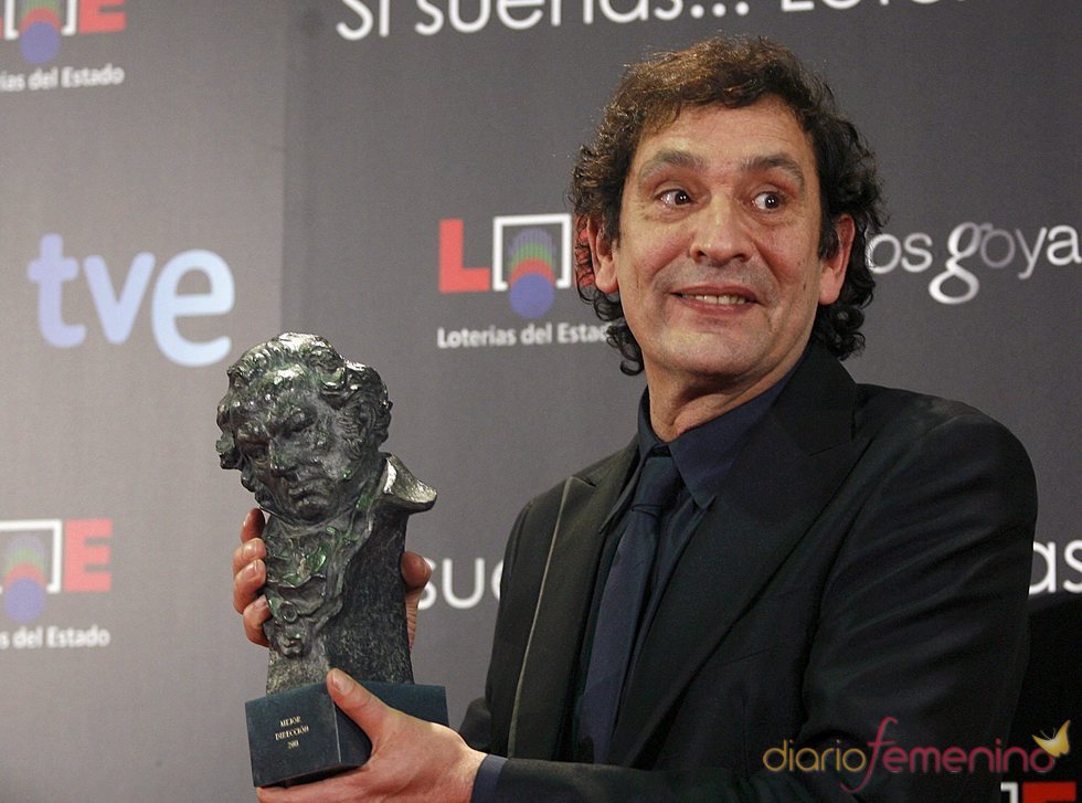 Agustí Villaronga con el Goya a mejor director