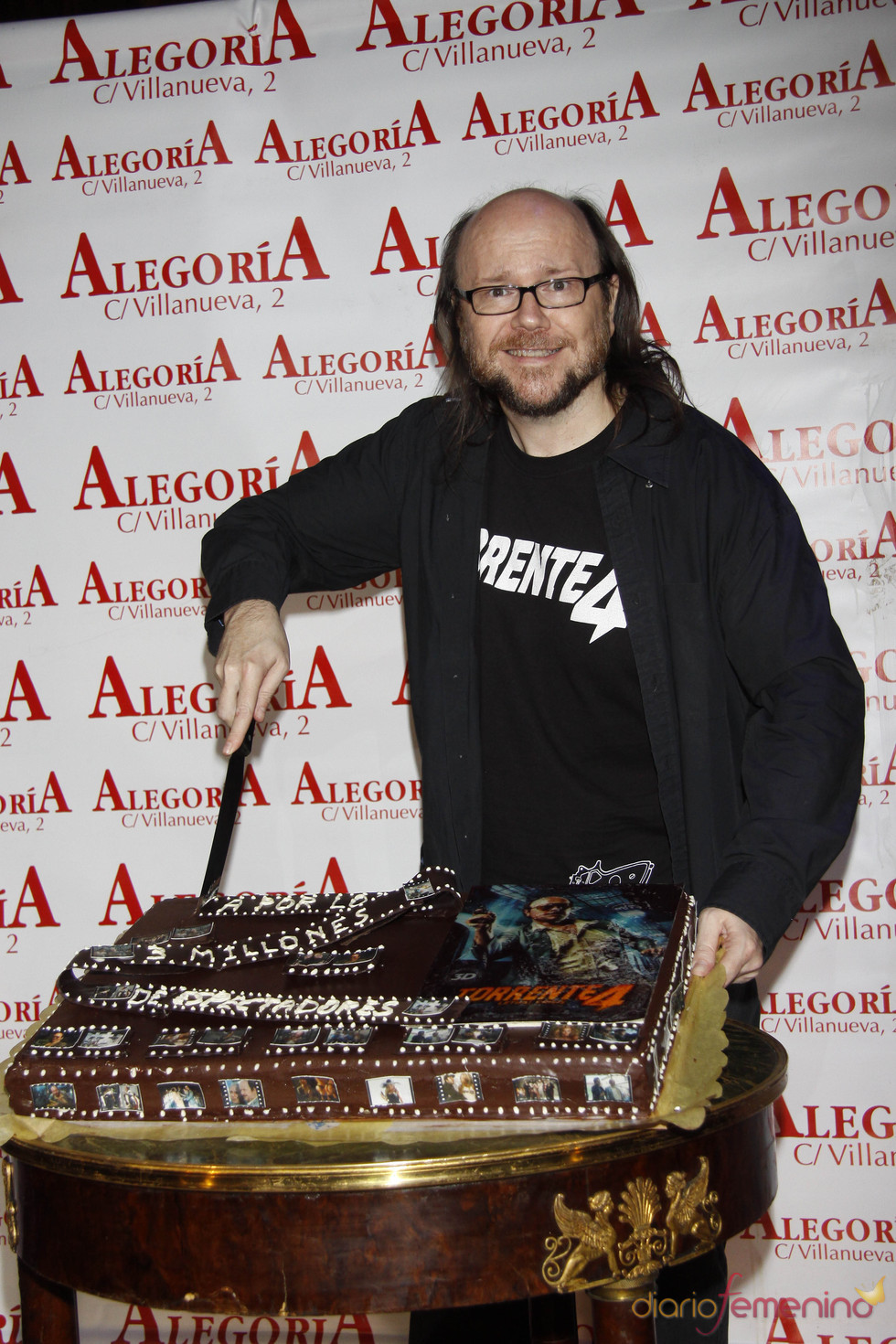Santiago Segura en la celebración de la fiesta de 'Torrente 4'