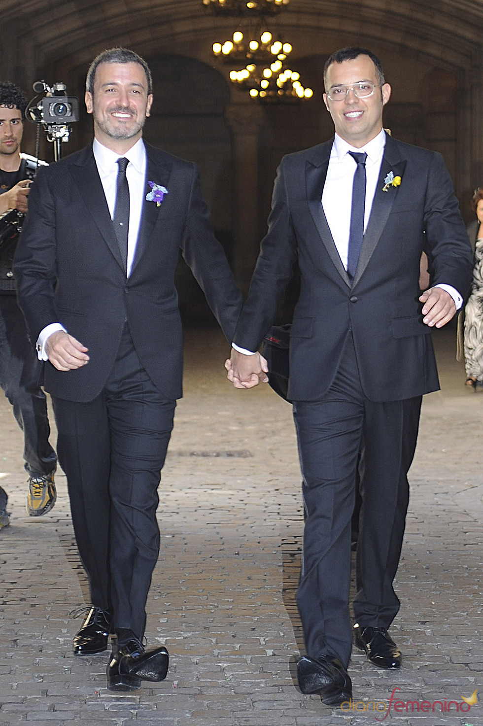 ¡Qué vivan los novios!: Oscar Cornejo y Jaume Collboni recién casados