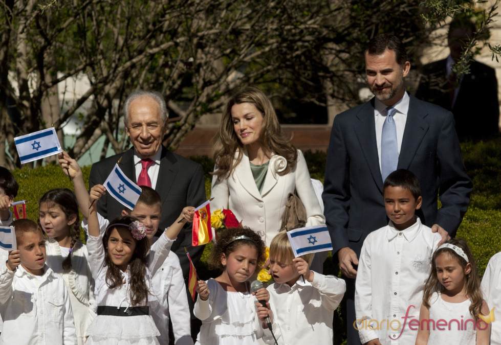 Recibimiento de los Príncipes de Asturias en Israel