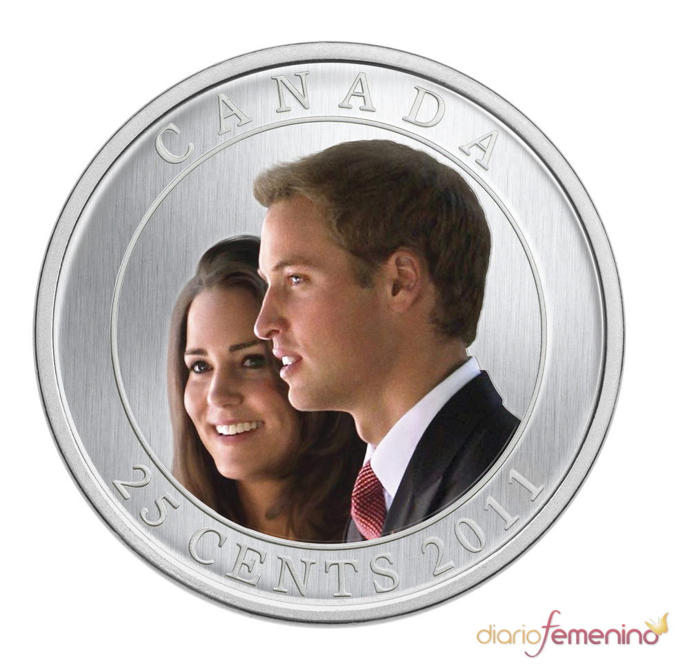 Canadá edita una moneda conmemorativa de la boda de Kate y Guillermo