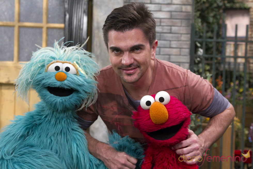 Juanes en el programa 'Barrio Sésamo' de Nueva York