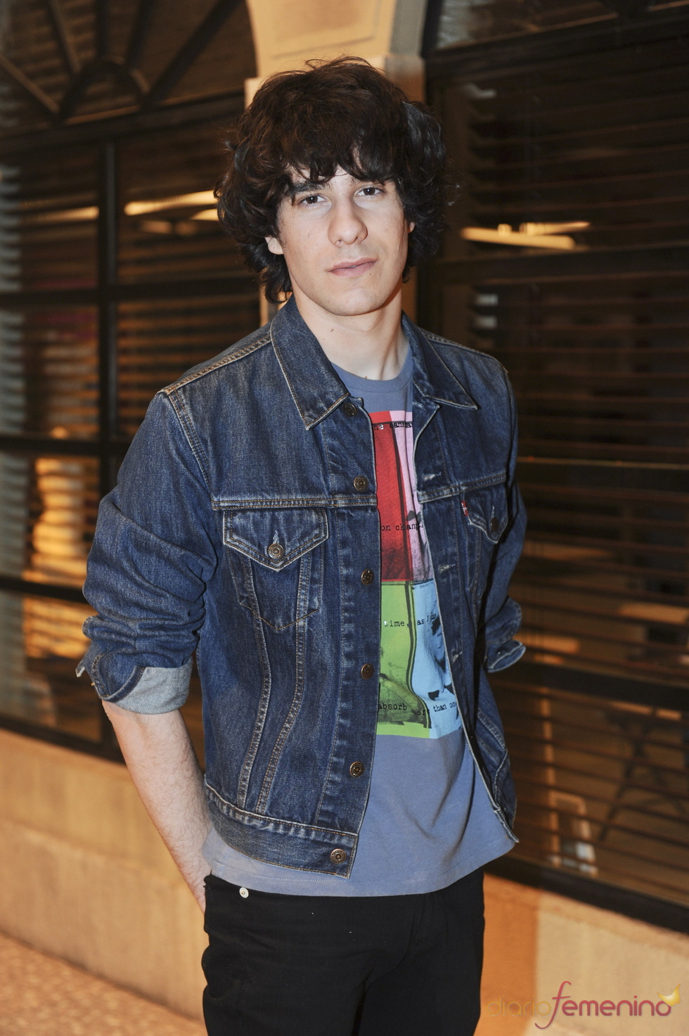 Javier Calvo en la presentación de la séptima temporada de 'Física o química'