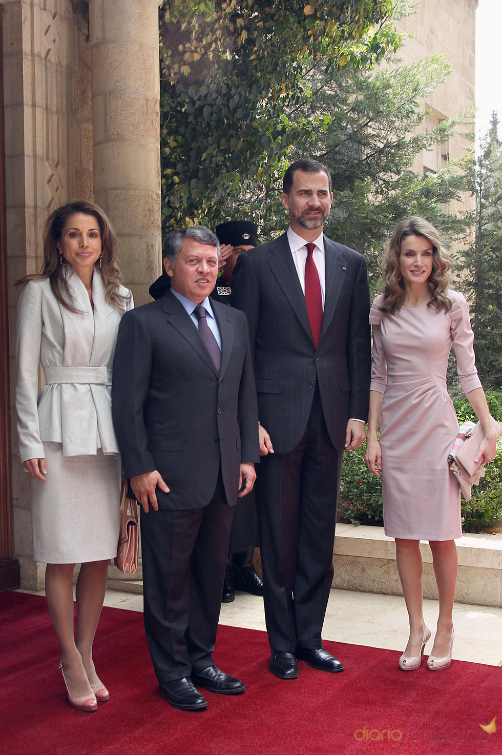 Los Reyes de Jordania reciben a los Príncipes de Asturias en Jordania