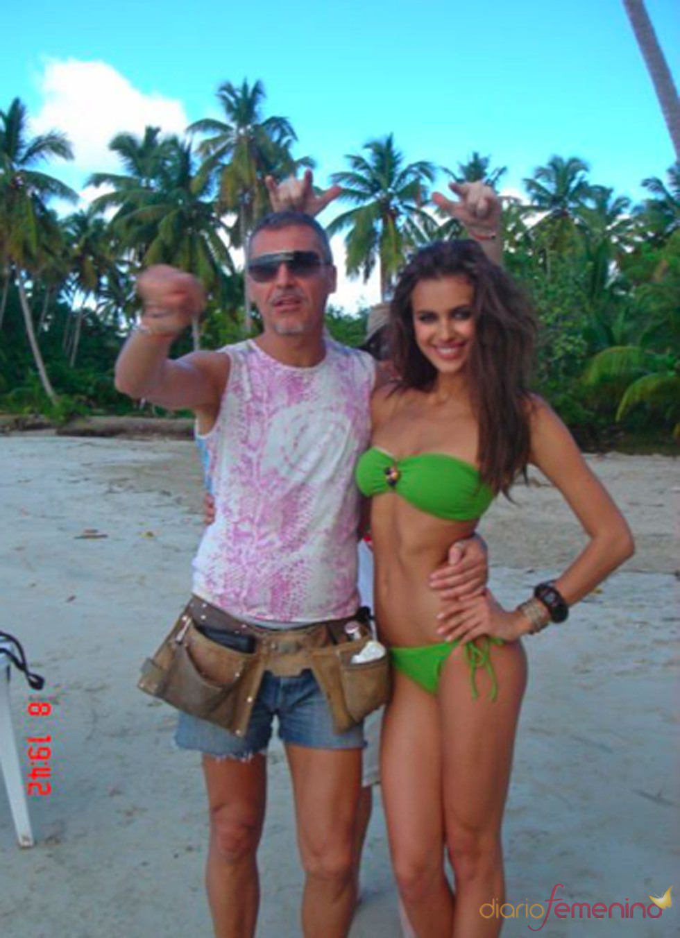Making of de una sesión fotográfica de Irina Shayk