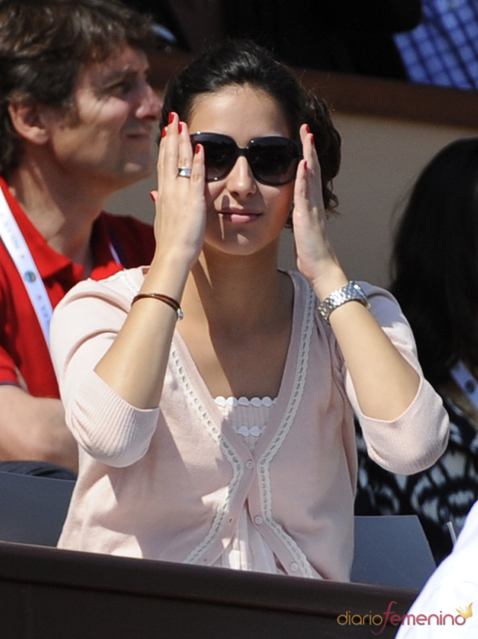 La novia de Rafa Nadal, Xisca Perelló, en la final de Montecarlo