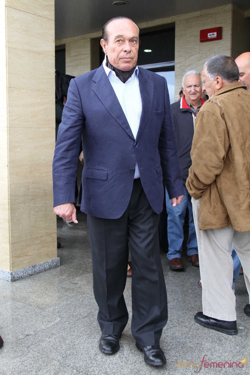 Curro Romero en el funeral de Juan Pedro Domecq