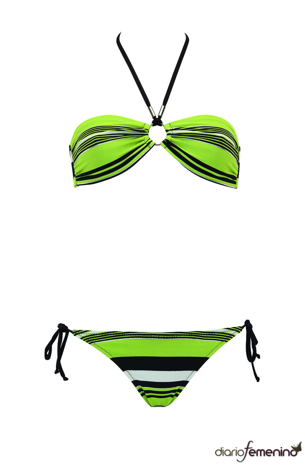 Bikini verde de rayas de Goldenpoint para el verano 2011