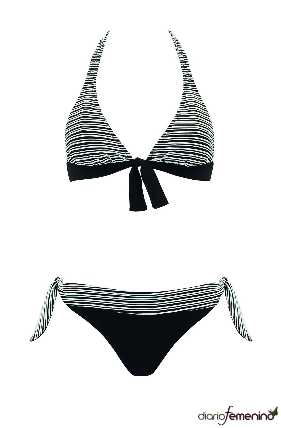 Bikini negro de rayas de Goldenpoint para el verano 2011