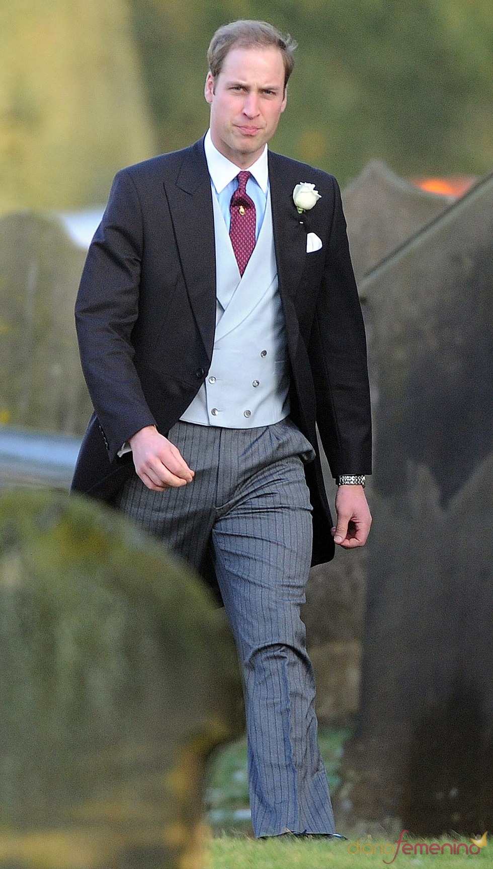 Guillermo de Inglaterra, muy guapo de boda