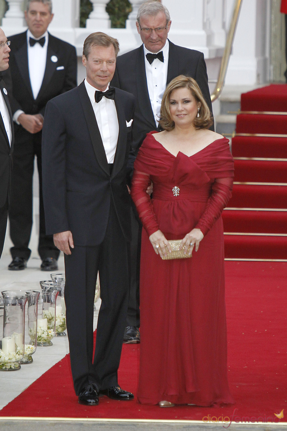 El Gran Duque de Luxemburgo Henri y su mujer María Teresa en la cena pre-boda real