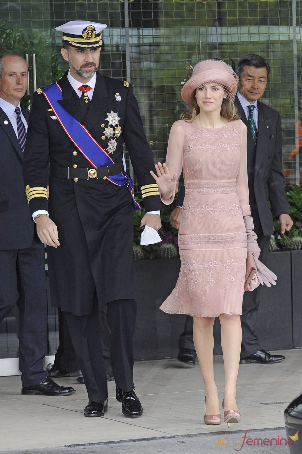 Los Príncipes Felipe y Letizia se dirigen a la Abadía de Westminster