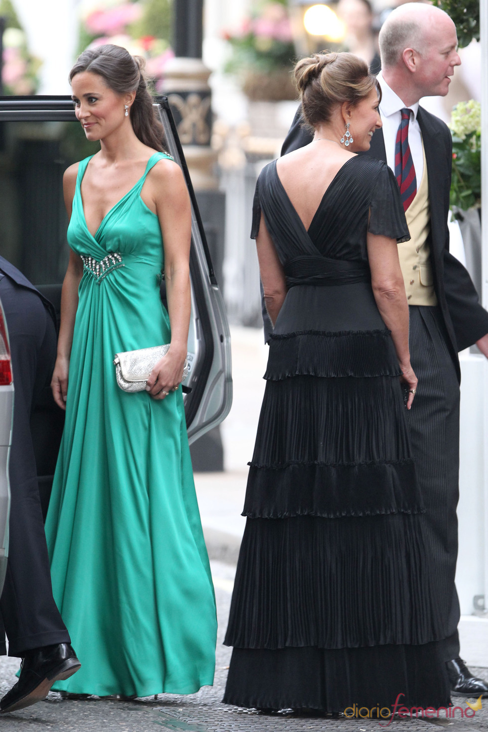 Pippa y Carole Middleton en la fiesta privada de la Boda Real