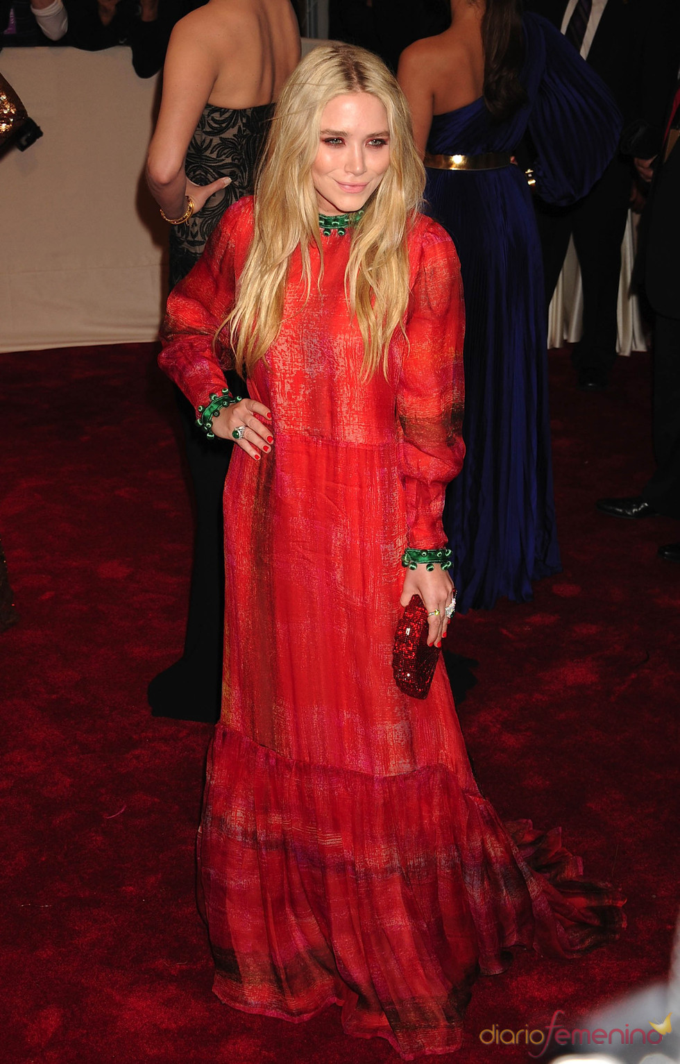 Mary Kate Olsen en la gala Costume en el Museo Metropolitano de Arte
